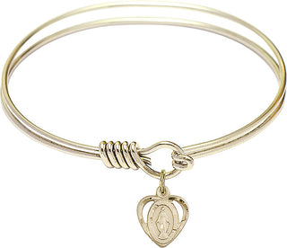 Miraculous Medal Bangle Bracelet