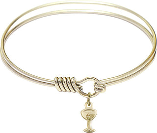 Bangle Bracelet with a Chalice charm.