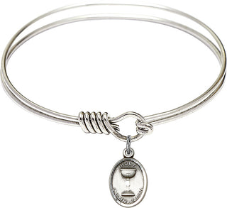 Bangle Bracelet with a Holy Communion charm.