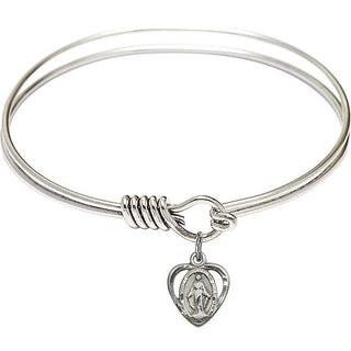 Miraculous Medal Bangle Bracelet