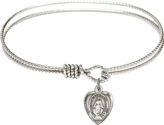 Miraculous Medal Bangle Bracelet