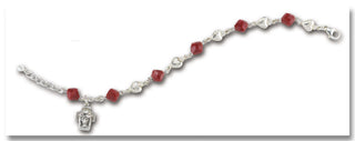 Genuine Malachite Round Sterling Bracelet