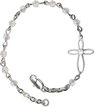 4mm Bracelet with Crystal Swarovski beads