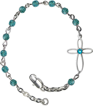 4mm Bracelet with Zircon Swarovski beads