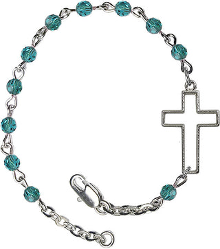 4mm Bracelet with Zircon Swarovski beads