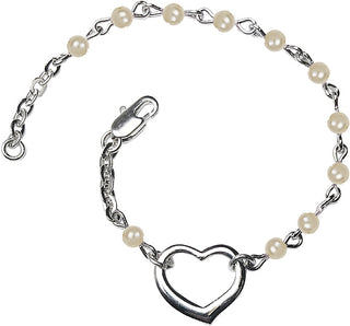 4mm Bracelet with Faux-Pearl beads