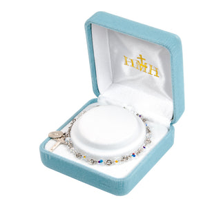 Iris Nugget Rosary Bracelet