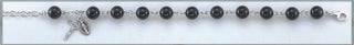 Pink Finest Austrian Crystal Faceted Cube Sterling Bracelet