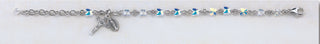 Aurora Crystal Finest Austrian Crystal Butterfly Sterling Bracelet - SALE