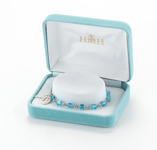 Sterling Silver Linked Miraculous Medal Bracelet