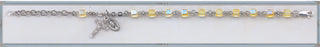 Jonquil Finest Austrian Crystal Cube Rosary Bracelet