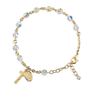 Aurora Finest Austrian Crystal Rosary Bracelet