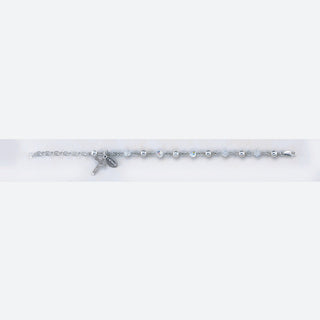 Light Sapphire Aurora Rosary Bracelet