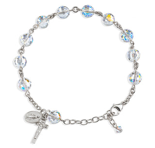 8Mm Finest Austrian Crystal Rosary Bracelet 1