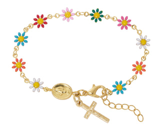 Metal Holy Spirit Rosary Bracelet
