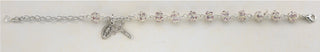 Rose Embedded Murano Glass Bracelet