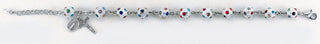 8mm Multi Set Crystal Rosary Bracelet