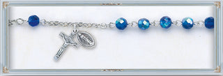 Dark and Light Blue Porcelain Bracelet