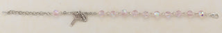 Metallic Gold Tin Cut Crystal Bead and Bracelet