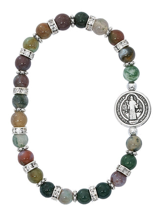 India Agate Twistable Bracelet