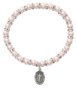 Pink Pearl Baby Stretch Bracelet