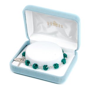 Jonquil Finest Austrian Crystal Butterfly Rosary Bracelet