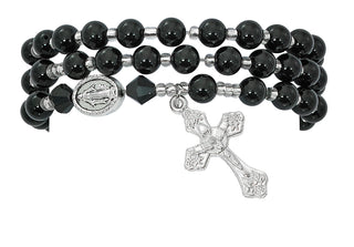 Black Agate Twistable Bracelet