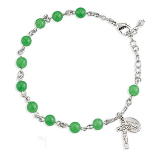 Genuine Aventurine Round Bracelet