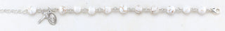 Light Sapphire Finest Austrian Crystal Faceted Cube Bracelet