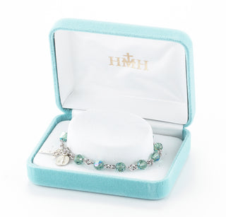 Erinite Round Faceted Finest Austrian Crystal Bracelet