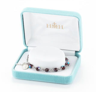 4mm Pink Finest Austrian Crystal Bracelet