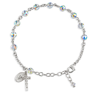 Aurora Multi Faceted Finest Austrian Crystal Bracelet 1