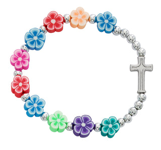 Kids Multi-Color Flower Bracel