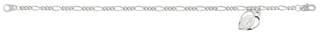 Gold Tone Figaro Mirac Adult Br