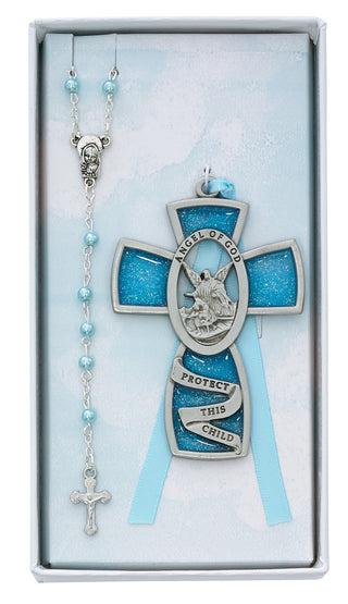 Blue Guardian Angel Corded Bra