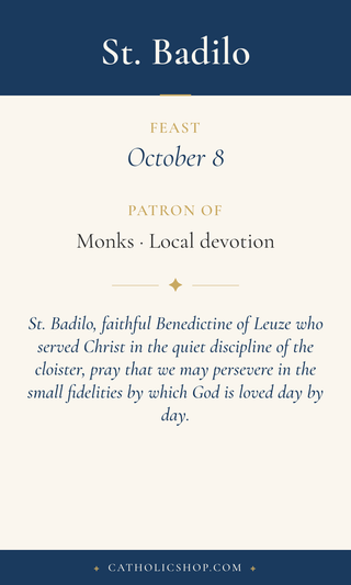 St. Badilo Holy Cards