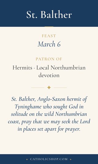 St. Balther Holy Cards
