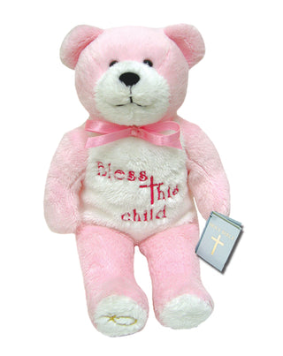 Bless This Child Girl Holy Bear