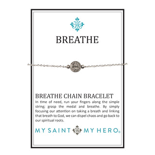 Breathe Benedictine Chain Bracelet - Silver
