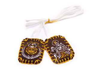Sisters of Carmel Large Scapular w/Brown Label