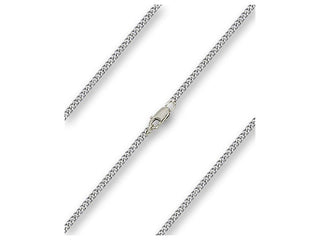 24-inch Rhodium Plated Heavy Link Chain - main product image | CatholicShop.com