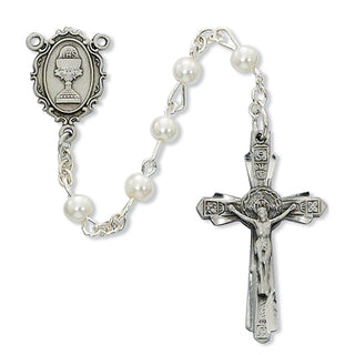 Girls Communion Rosary - Engravable