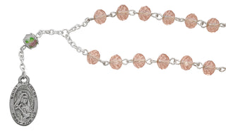 St. Dymphna Chaplet With Card