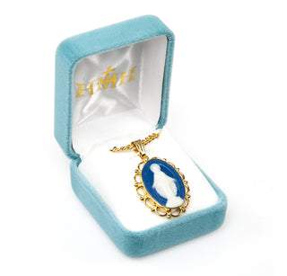 Gold & Sterling Silver Cameo Miraculous Medal - SALE