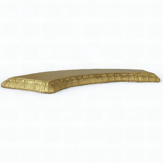 Curved Garden Bench Top — Antique Gold finish