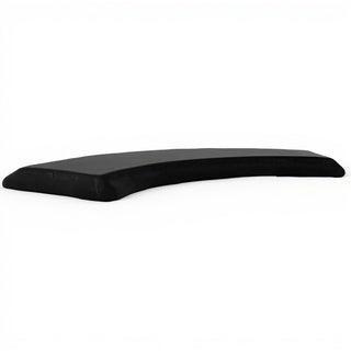 Curved Garden Bench Top — Flat Black finish