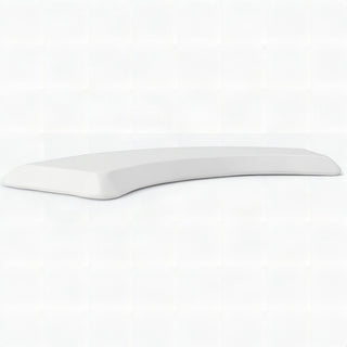 Curved Garden Bench Top — Flat White finish