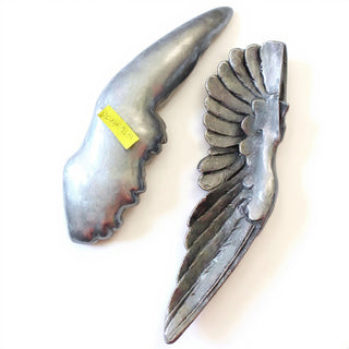 Upright Wings - 20-inch — Antique Silver finish