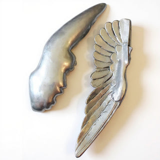 Upright Wings - 20-inch — Silver finish