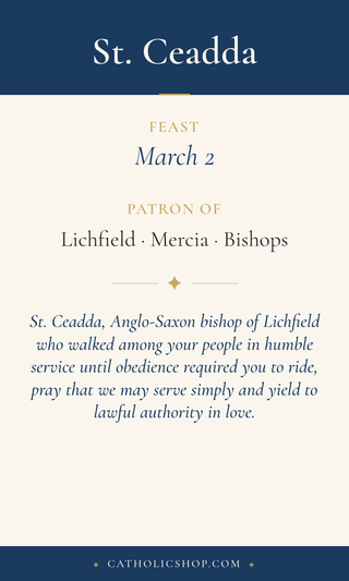 St. Ceadda Holy Cards